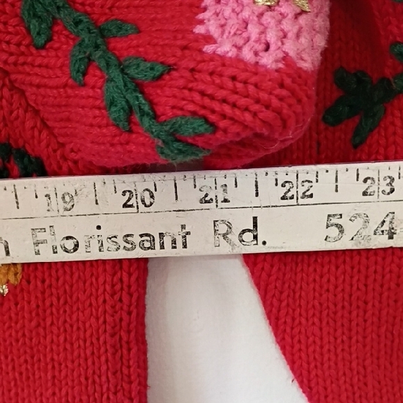Paris Sports Club Storybook Knits Christmas Cardigan Sz S – Whimsical Vintage - Picture 9 of 15